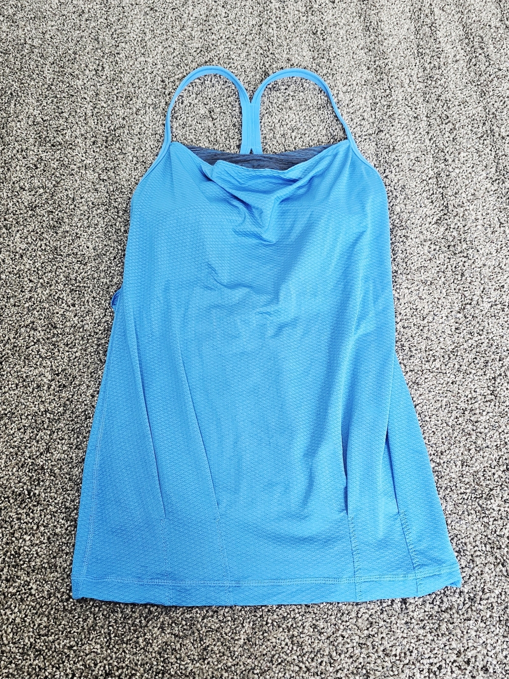 Vintage Lululemon C.Y.B Tank Top Blue Size 4 Read